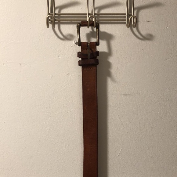 Genuine Leather Brown Belt 39in - Picture 3 of 7